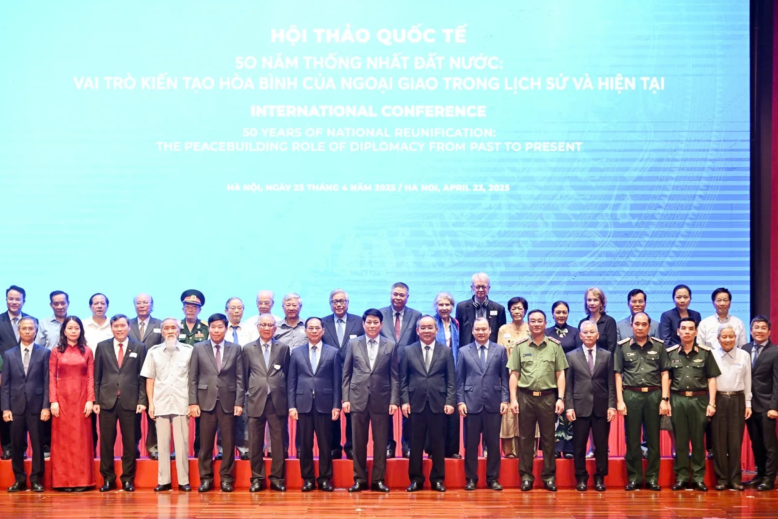 Phát biểu của Chủ tịch nước Lương Cường tại Hội thảo Quốc tế: "50 năm thống nhất đất nước: Vai trò kiến tạo hòa bình của ngoại giao trong lịch sử và h