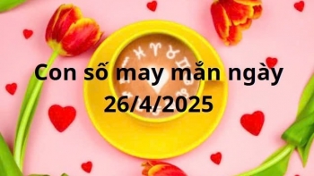 Con số may mắn của 12 cung hoàng đạo hôm nay ngày 26/4/2025