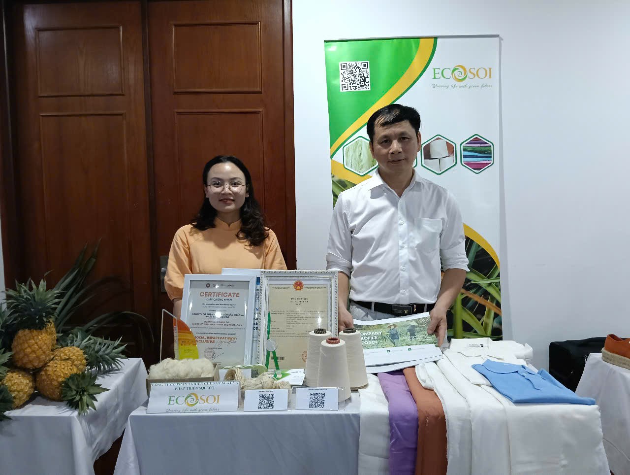 Gian hàng của Ecosoi tại Hội thảo 