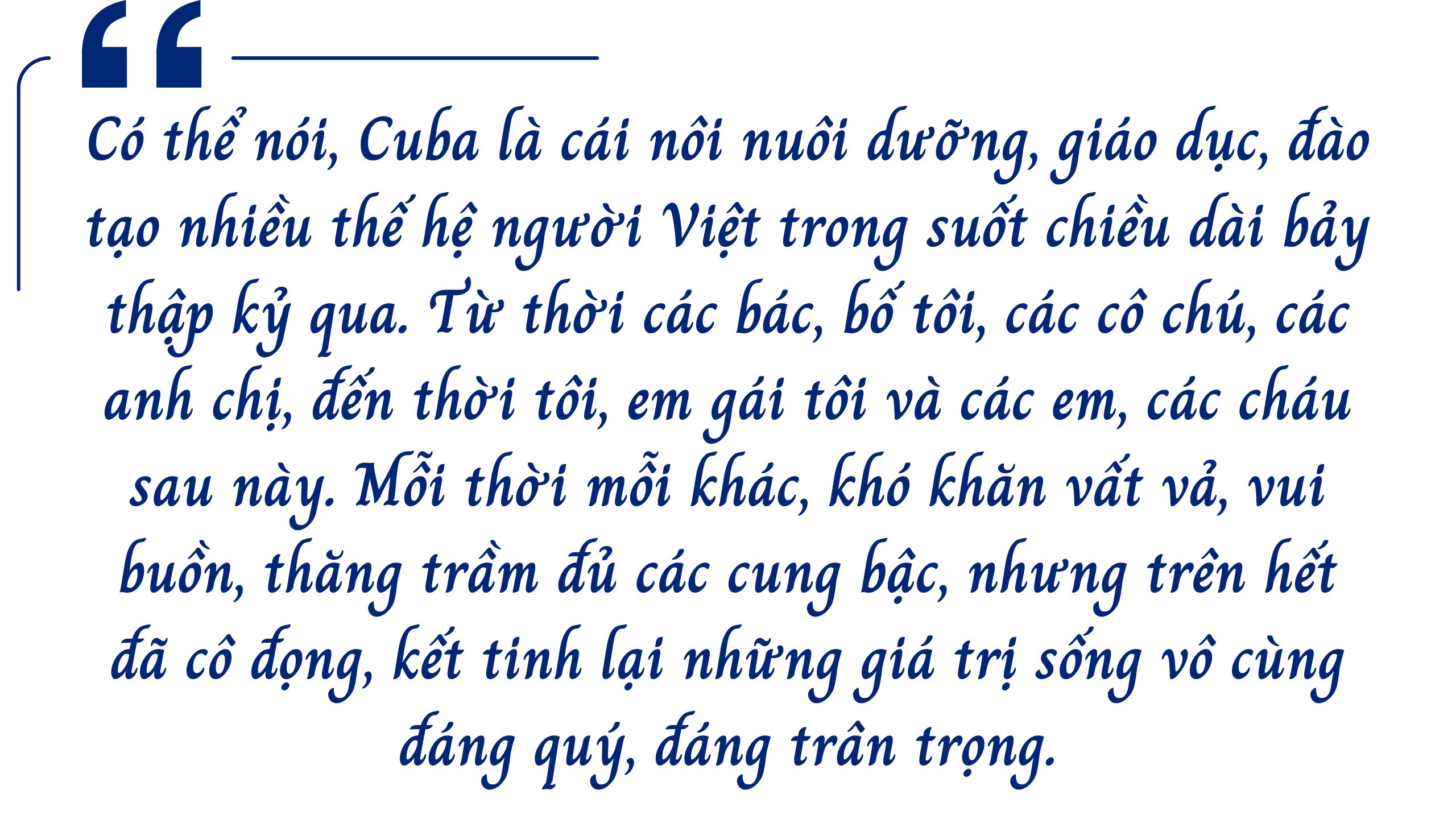 Cuba - Kỷ niệm một thời một đời in dấu