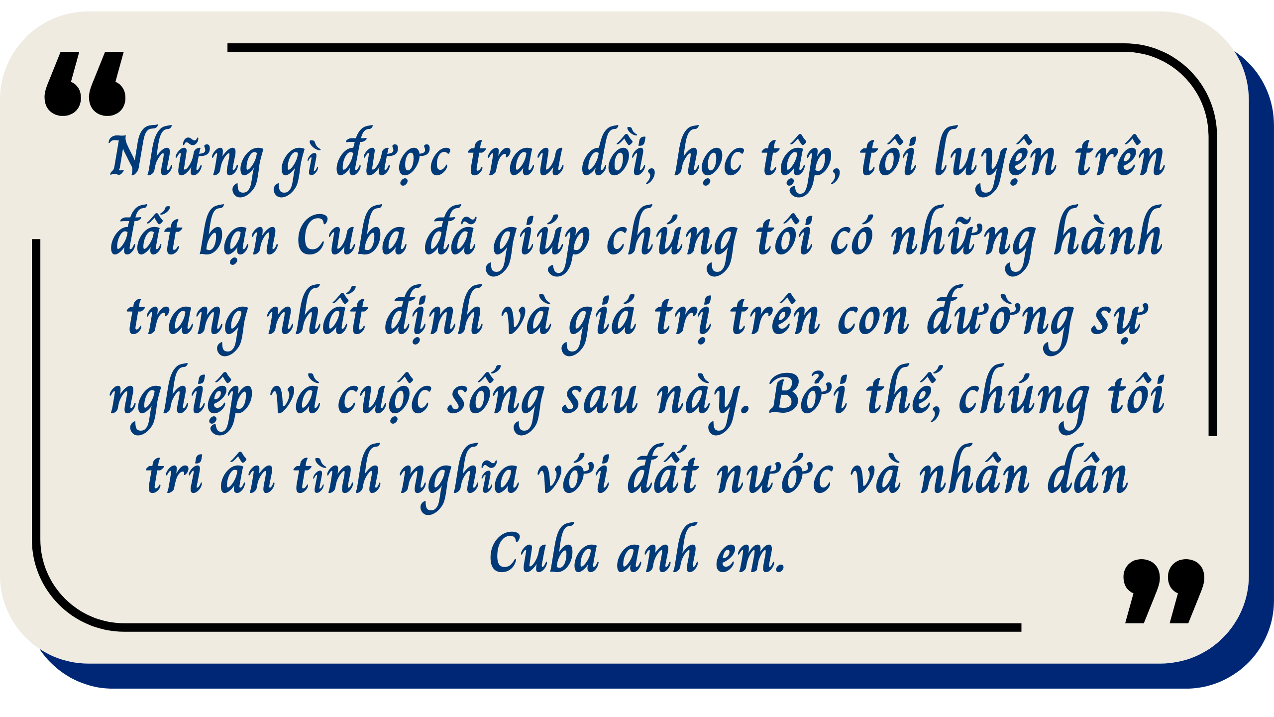 Cuba - Kỷ niệm một thời một đời in dấu