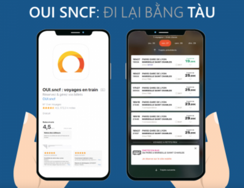 ứng dụng du lịch Pháp