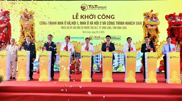T&T Group khởi công xây dựng nhà ở xã hội tại Vĩnh Long