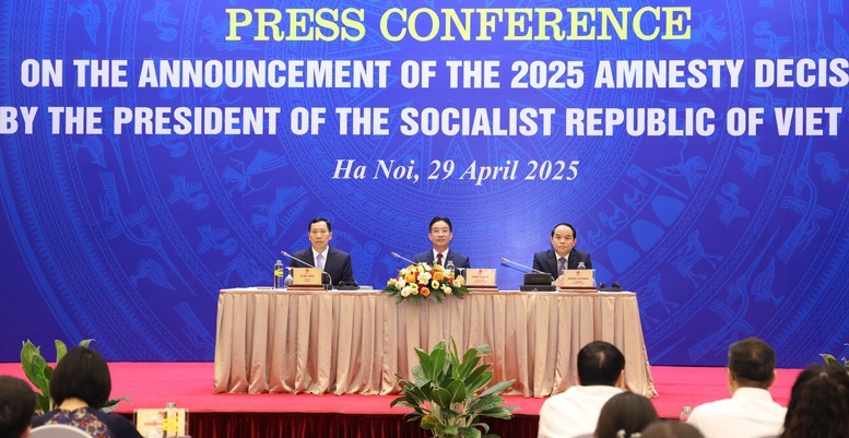 họp báo công bố Quyết định của Chủ tịch nước về đặc xá năm 2025 