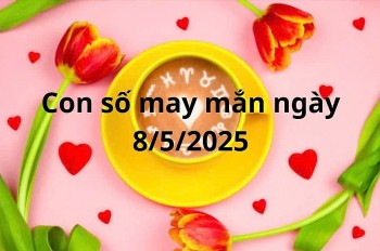 Con số may mắn của 12 cung hoàng đạo hôm nay ngày 8/5/2025