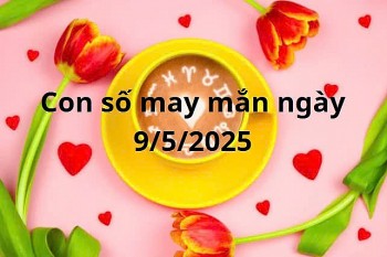 Con số may mắn của 12 cung hoàng đạo hôm nay ngày 9/5/2025