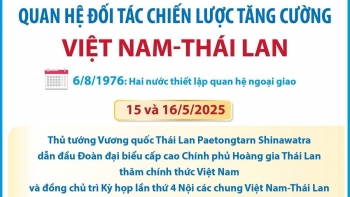 infographics quan he doi tac chien luoc tang cuong viet nam thai lan
