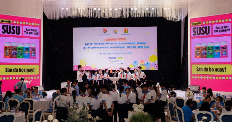 Tiếp sức thế hệ măng non: Vinamilk đồng hành Đại hội Cháu ngoan Bác Hồ