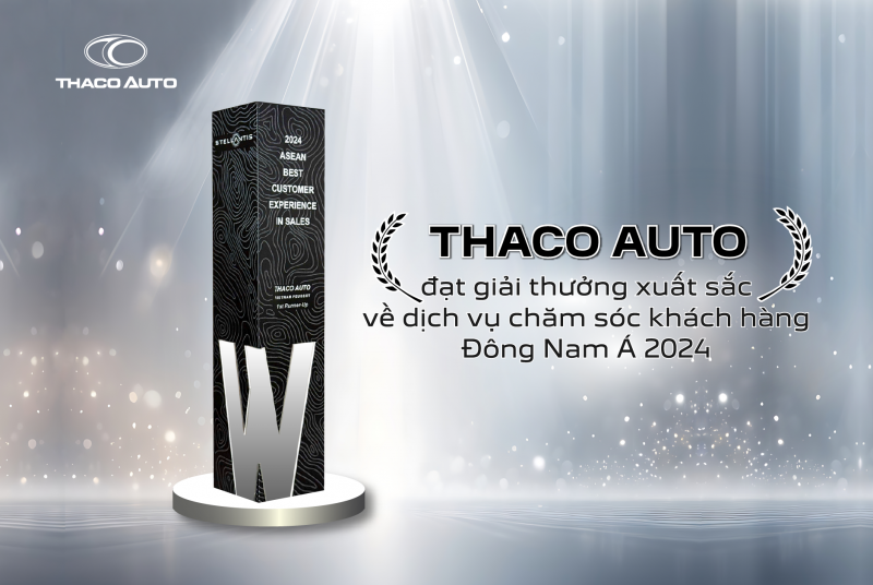 thaco auto dat giai thuong xuat sac ve dich vu cham soc khach hang khu vuc dong nam a nam 2024