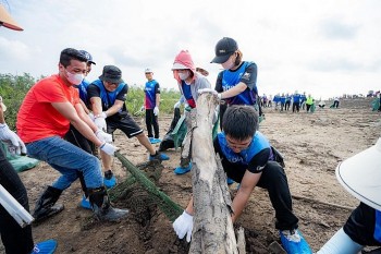 gan 10000 nguoi vingroup va tinh nguyen vien ra quan lam sach bo bien tai 28 tinh thanh pho