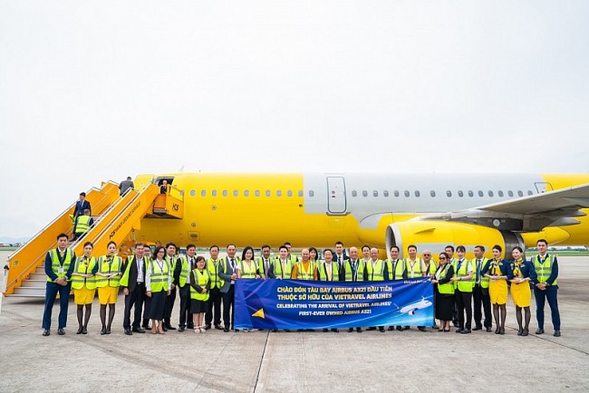 Vietravel Airlines chính thức sở hữu máy bay Airbus A321 đầu tiên