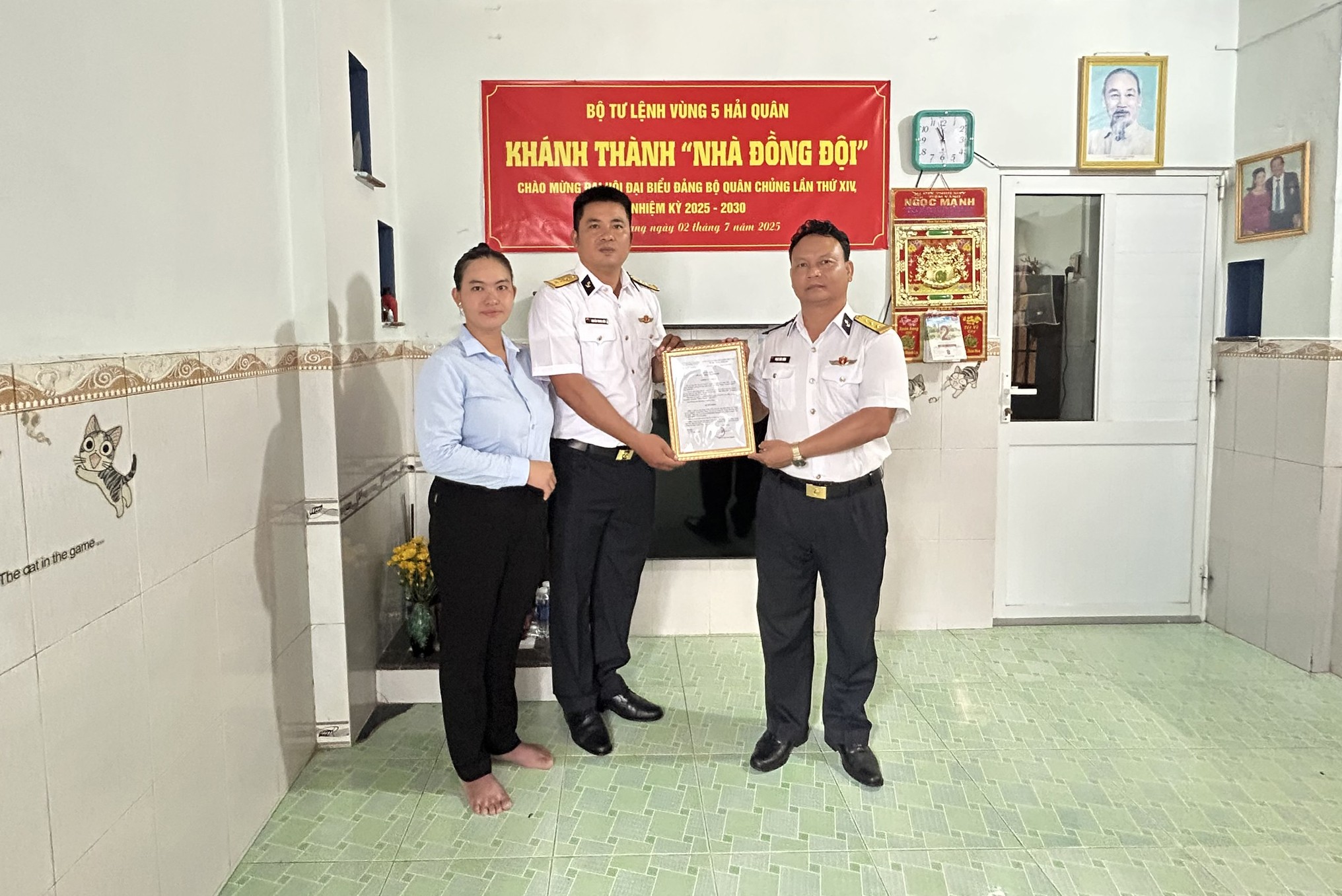 An Giang: Bàn giao “Nhà đồng đội” cho quân nhân có hoàn cảnh khó khăn