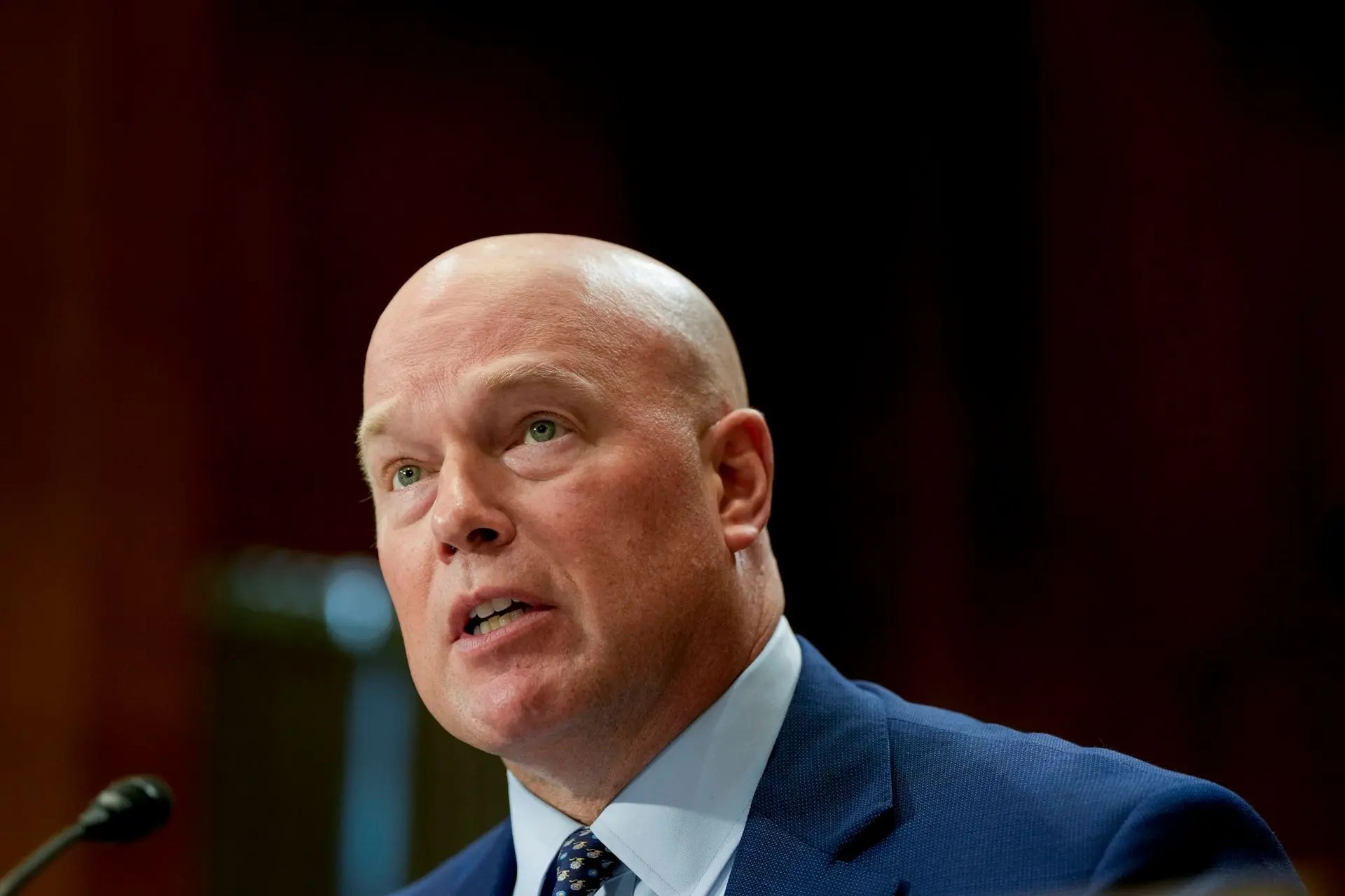 Đại sứ Mỹ tại NATO Matthew Whitaker. (Ảnh: Getty Images)