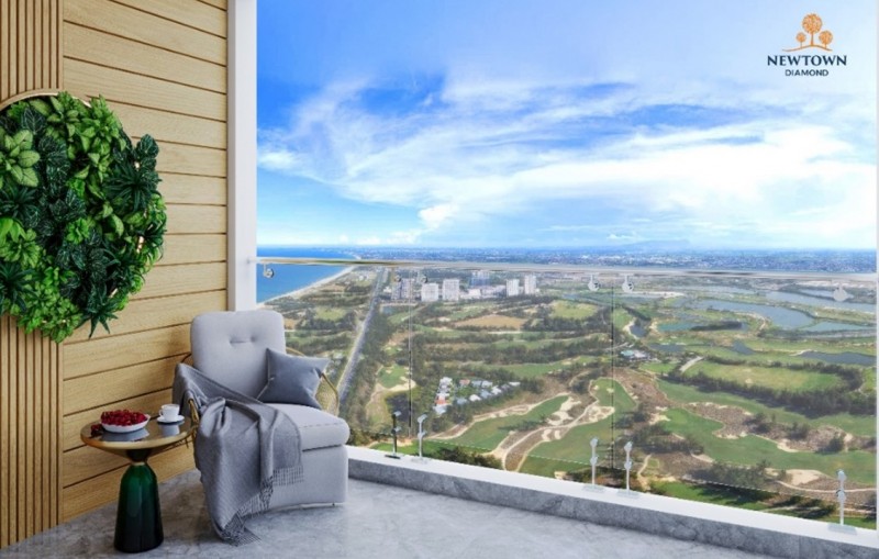  Newtown Diamond nằm tại tâm điểm cung đường di sản Trường Sa, trung tâm trục phía Nam của Đà Nẵng, với tầm nhìn đắt giá ra biển và sân gôn