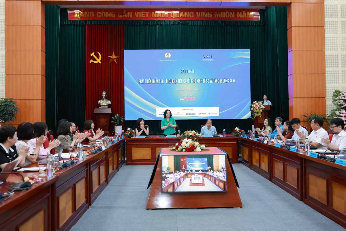 Phát triển nhân lực: Điều kiện tiên quyết cho kinh tế số và tăng trưởng xanh