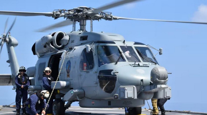 Trực thăng MH-60R. (Ảnh: Bộ Quốc phòng New Zealand)