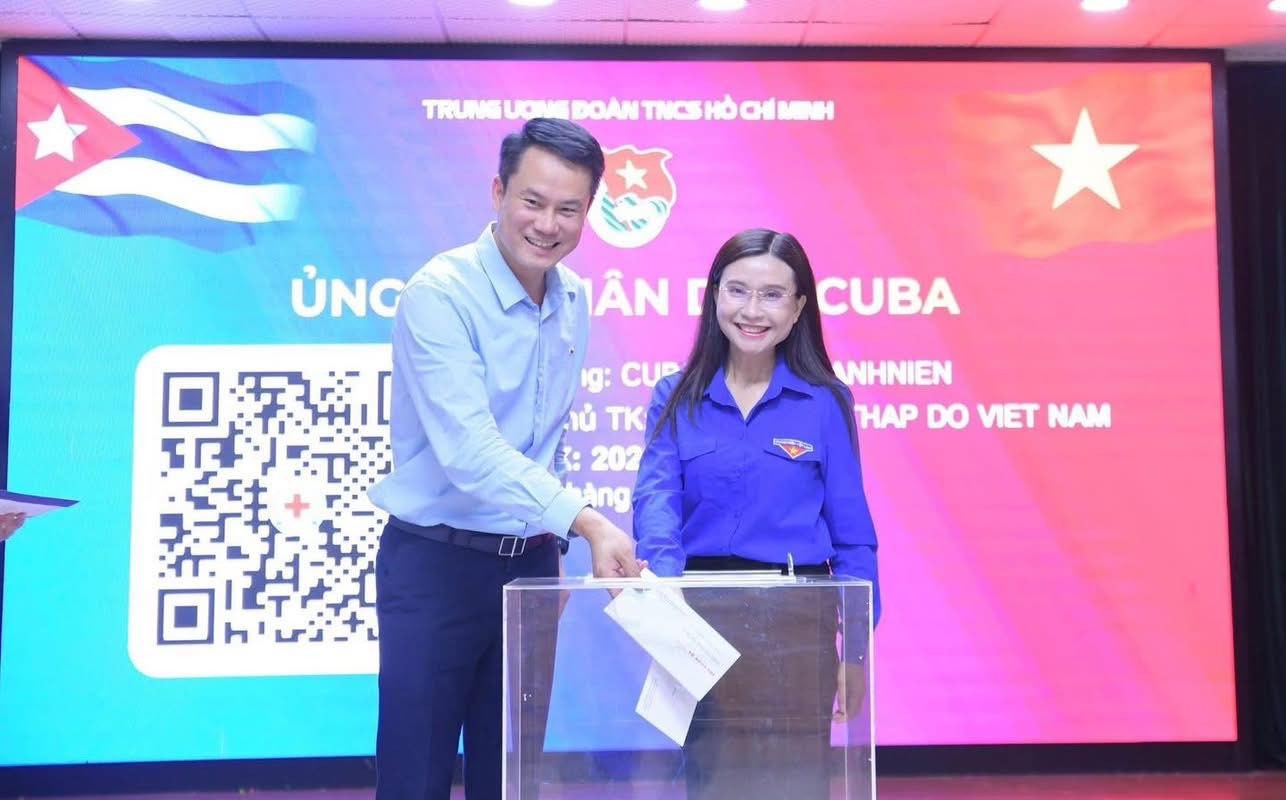 Trung ương Đoàn phát động ủng hộ nhân dân Cuba. (Ảnh: doanthanhnien.vn)