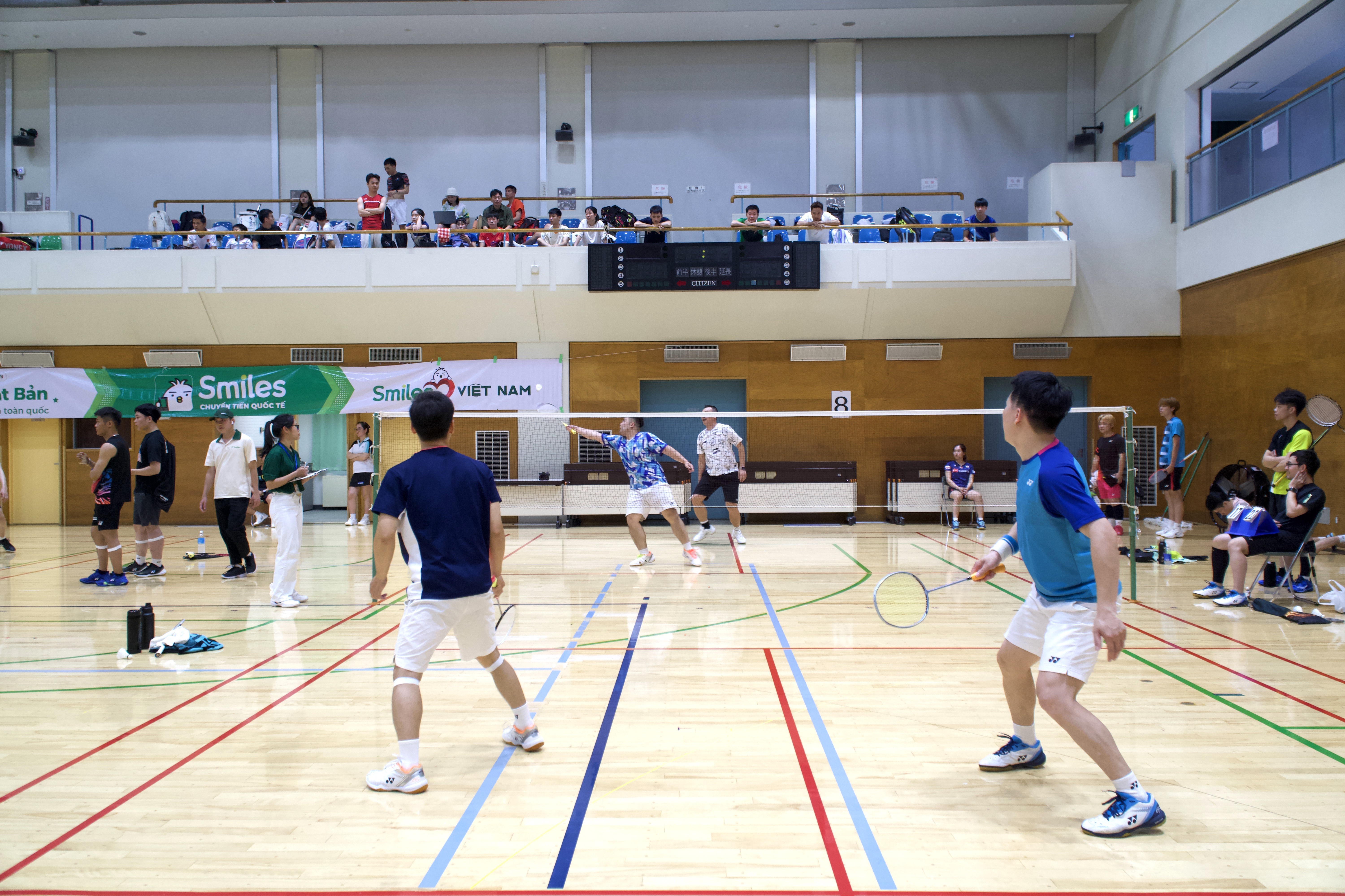 Sôi động giải thi đấu cầu lông của người Việt tại Nhật Bản