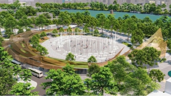 ha noi trien khai du an quang truong cong vien phia dong ho hoan kiem