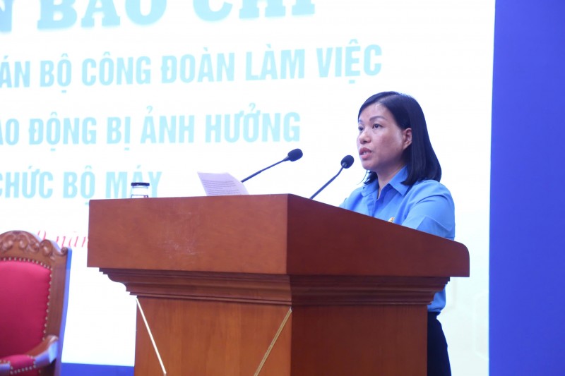 Triển khai chính sách cho 425 cán bộ công đoàn bị ảnh hưởng do sắp xếp bộ máy Triển khai chính sách cho 425 cán bộ công đoàn bị ảnh hưởng do sắp xếp bộ máy