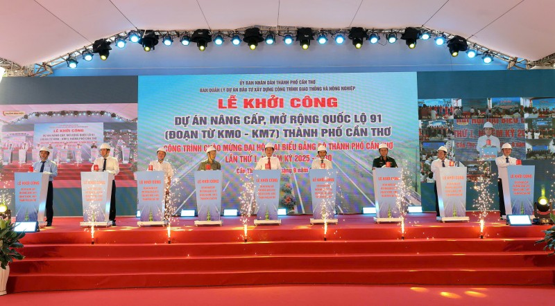 Cần Thơ khởi công, khánh thành 18 công trình trọng điểm trị giá hơn 12.000 tỷ đồng