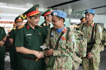 184 cán bộ, nhân viên Đội Công binh số 4 lên đường làm nhiệm vụ gìn giữ hòa bình Liên hợp quốc