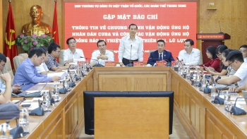"5 được" của chương trình vận động ủng hộ nhân dân Cuba