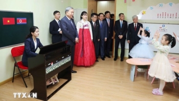 Tổng Bí thư Tô Lâm thăm Trường Mẫu giáo Kiêng Sang và lớp học mang tên Chủ tịch Hồ Chí Minh