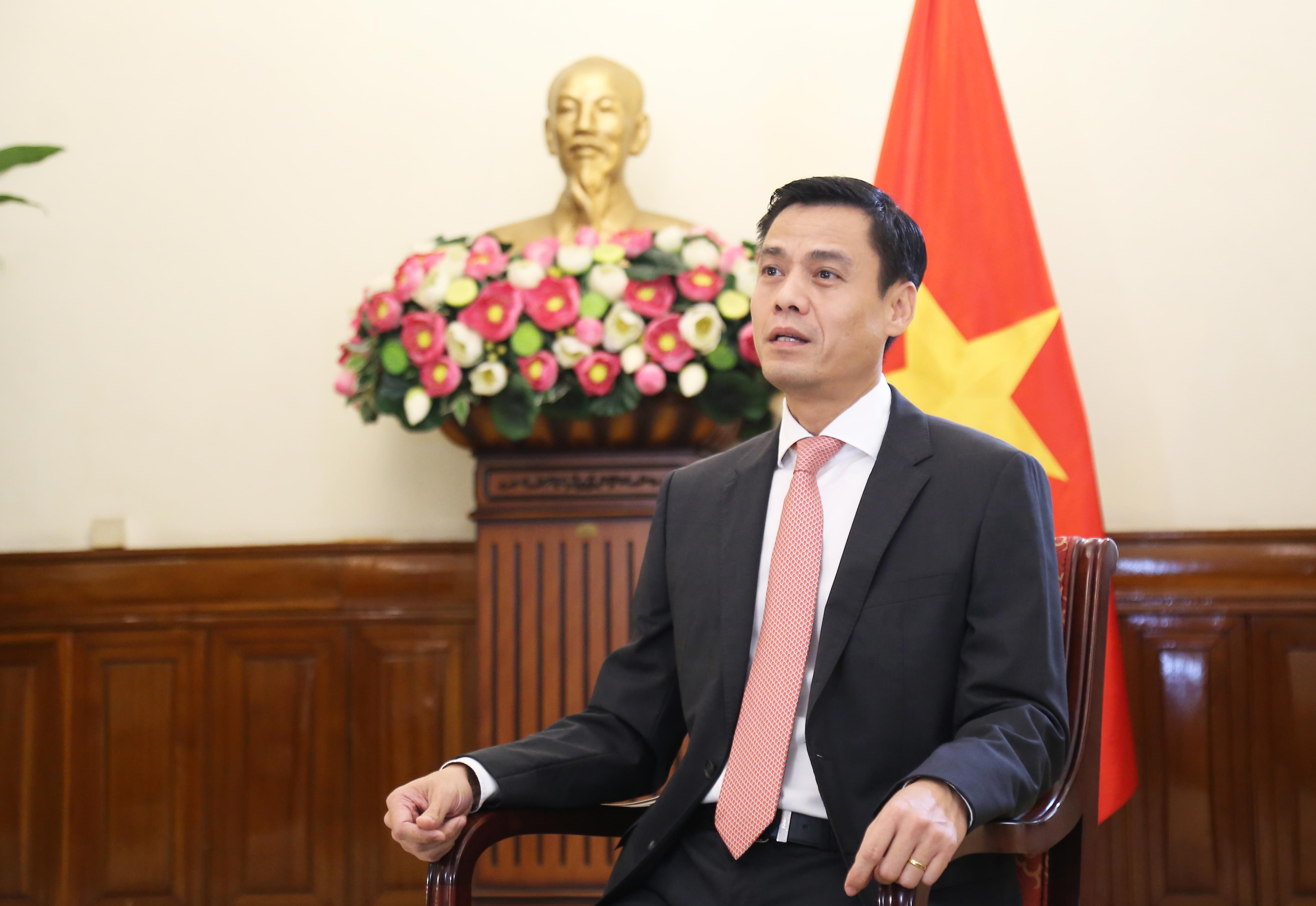 Thứ trưởng Bộ Ngoại giao Đặng Hoàng Giang. (Ảnh: Bộ Ngoại giao) Thứ trưởng Bộ Ngoại giao Đặng Hoàng Giang. (Ảnh: Bộ Ngoại giao)