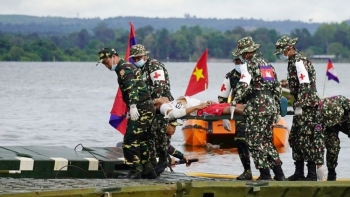 Quân đội Việt Nam - Lào - Campuchia thống nhất 5 nội dung hợp tác trọng tâm