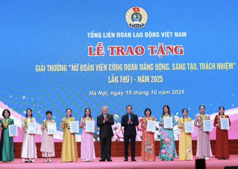 Tôn vinh nữ đoàn viên công đoàn năng động, sáng tạo, trách nhiệm