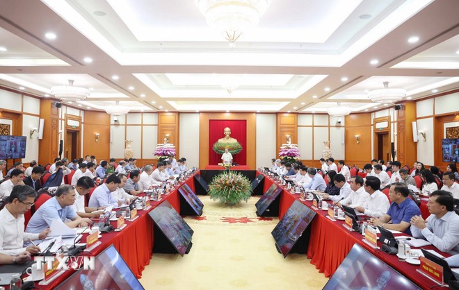 Thông báo Kết luận của Tổng Bí thư tại Hội nghị sơ kết thực hiện Nghị quyết 57