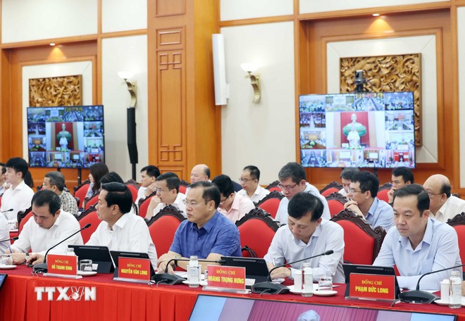 Thông báo Kết luận của Tổng Bí thư tại Hội nghị sơ kết thực hiện Nghị quyết 57