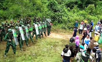 Quảng Trị và Xa Vẳn Na Khẹt diễn tập liên hợp ngăn chặn di cư tự do qua biên giới