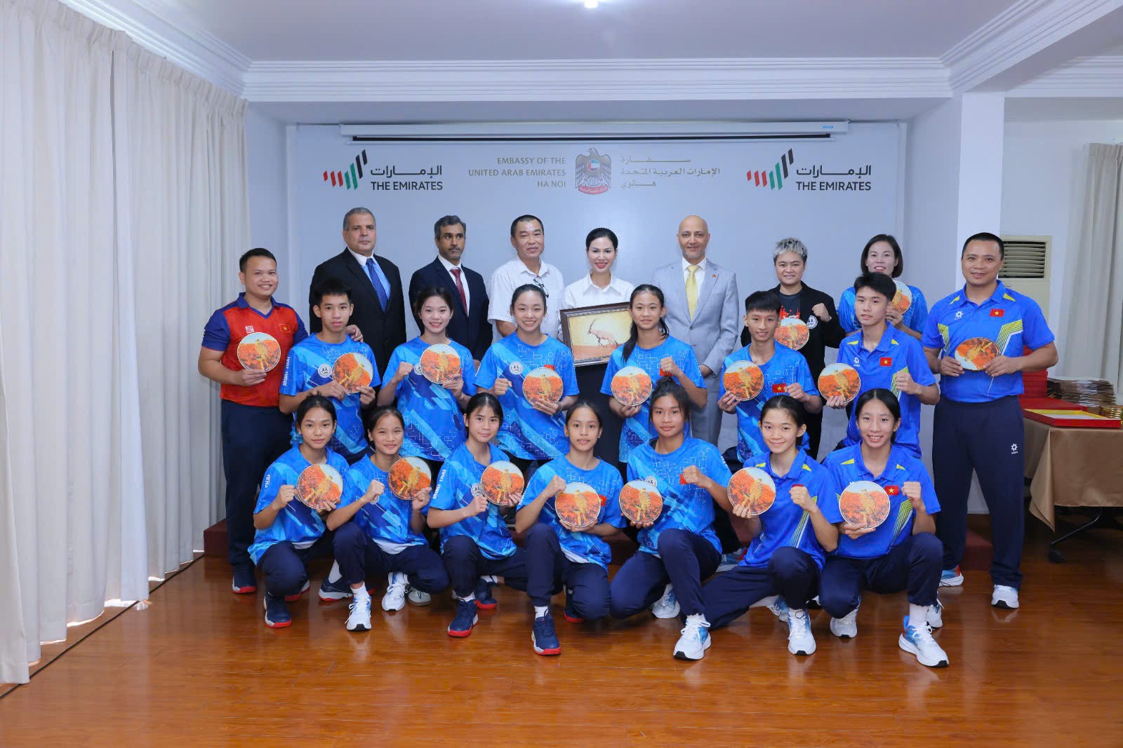 Đại sứ quán UAE tôn vinh thành tích xuất sắc của đội tuyển Muay Thái Trẻ Việt Nam