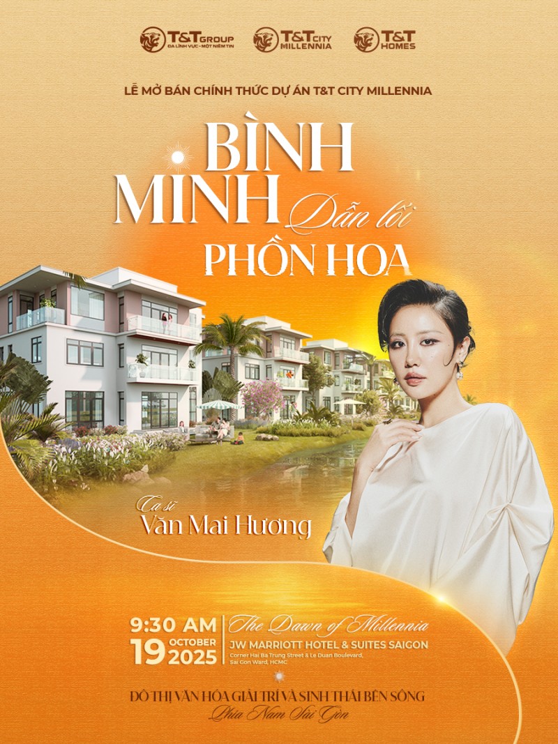 Chìa khóa vàng” mở lối an cư - đầu tư với chính sách tài chính ưu đãi bậc nhất tại sự kiện mở bán T&T City Millennia.