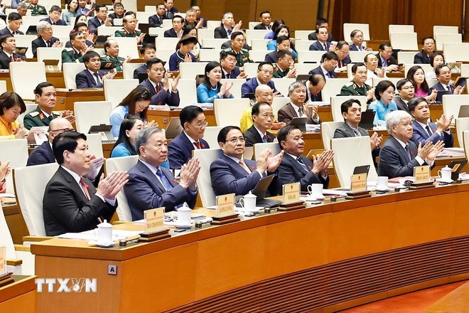 Khai mạc Kỳ họp thứ 10, Quốc hội khóa XV: Bước khởi đầu cho thời kỳ phát triển mới Khai mạc Kỳ họp thứ 10, Quốc hội khóa XV: Bước khởi đầu cho thời kỳ phát triển mới