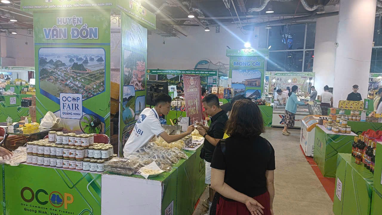 Hội chợ OCOP Quảng Ninh - Thu Đông 2025. (Ảnh: 