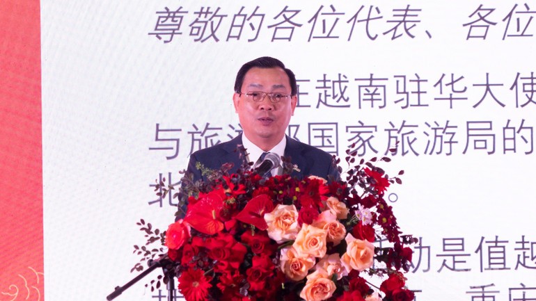 Cục trưởng Cục Du lịch quốc gia Việt Nam Nguyễn Trùng Khánh phát biểu khai mạc.
