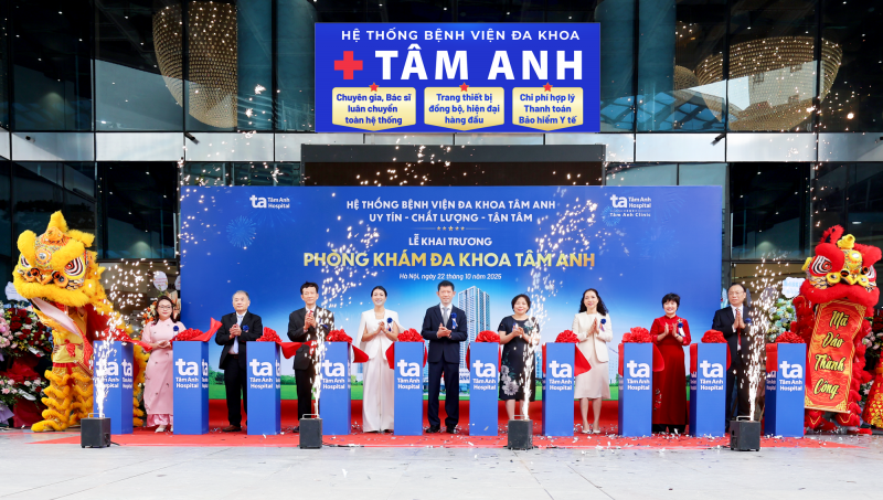Khai trương Tâm Anh Cầu Giấy - “siêu” phòng khám công nghệ cao tại cửa ngõ Tây Nam Hà Nội
