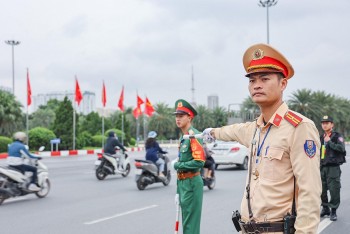 Phân luồng giao thông phục vụ Lễ mở ký Công ước Hà Nội