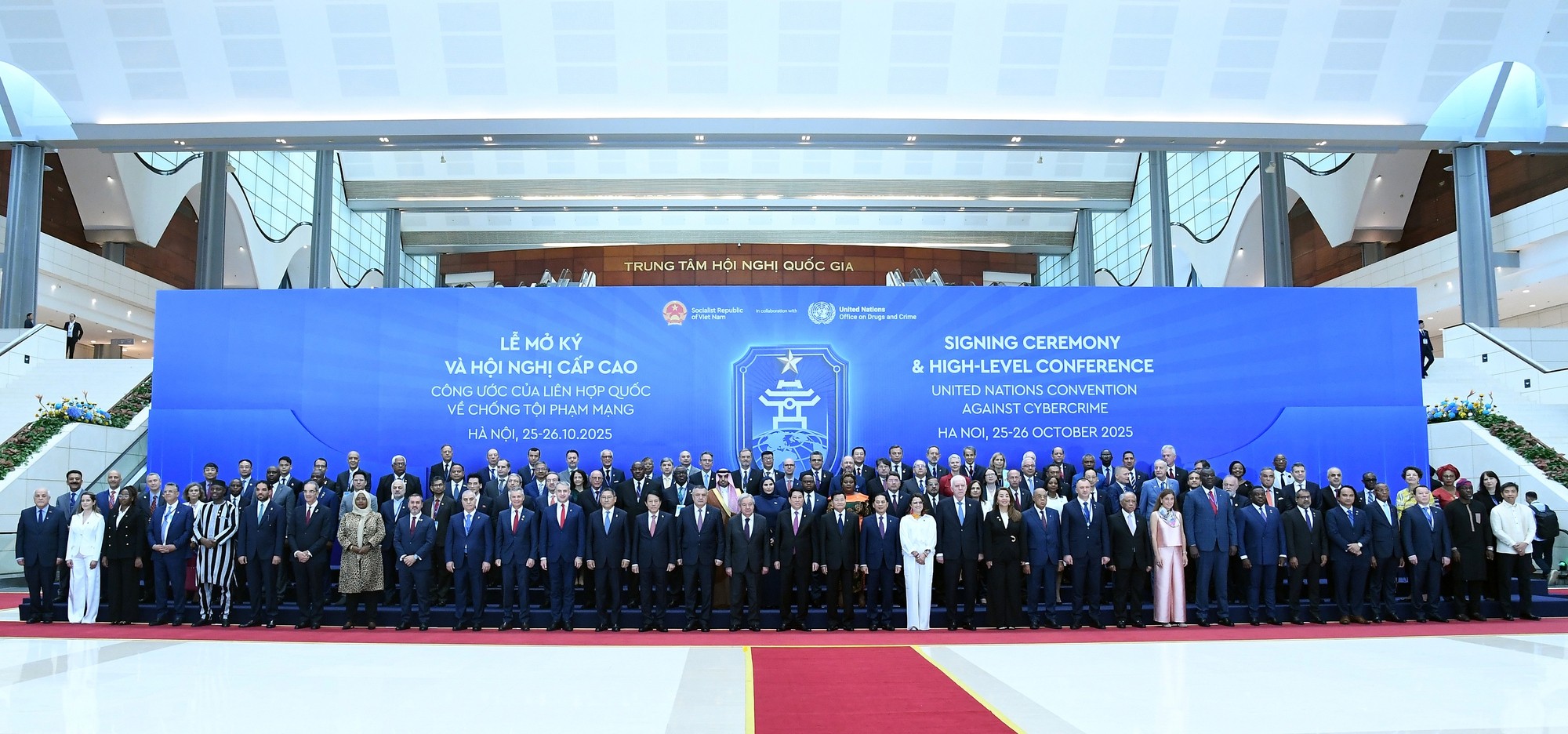 Lễ mở ký Công ước của Liên Hợp Quốc về chống tội phạm mạng với chủ đề Báo chí quốc tế đồng loạt đưa tin đậm nét về lễ mở ký Công ước Hà Nội