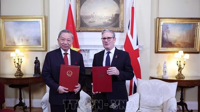 Tuyên bố chung về việc nâng cấp quan hệ Việt Nam - Anh lên Đối tác Chiến lược toàn diện