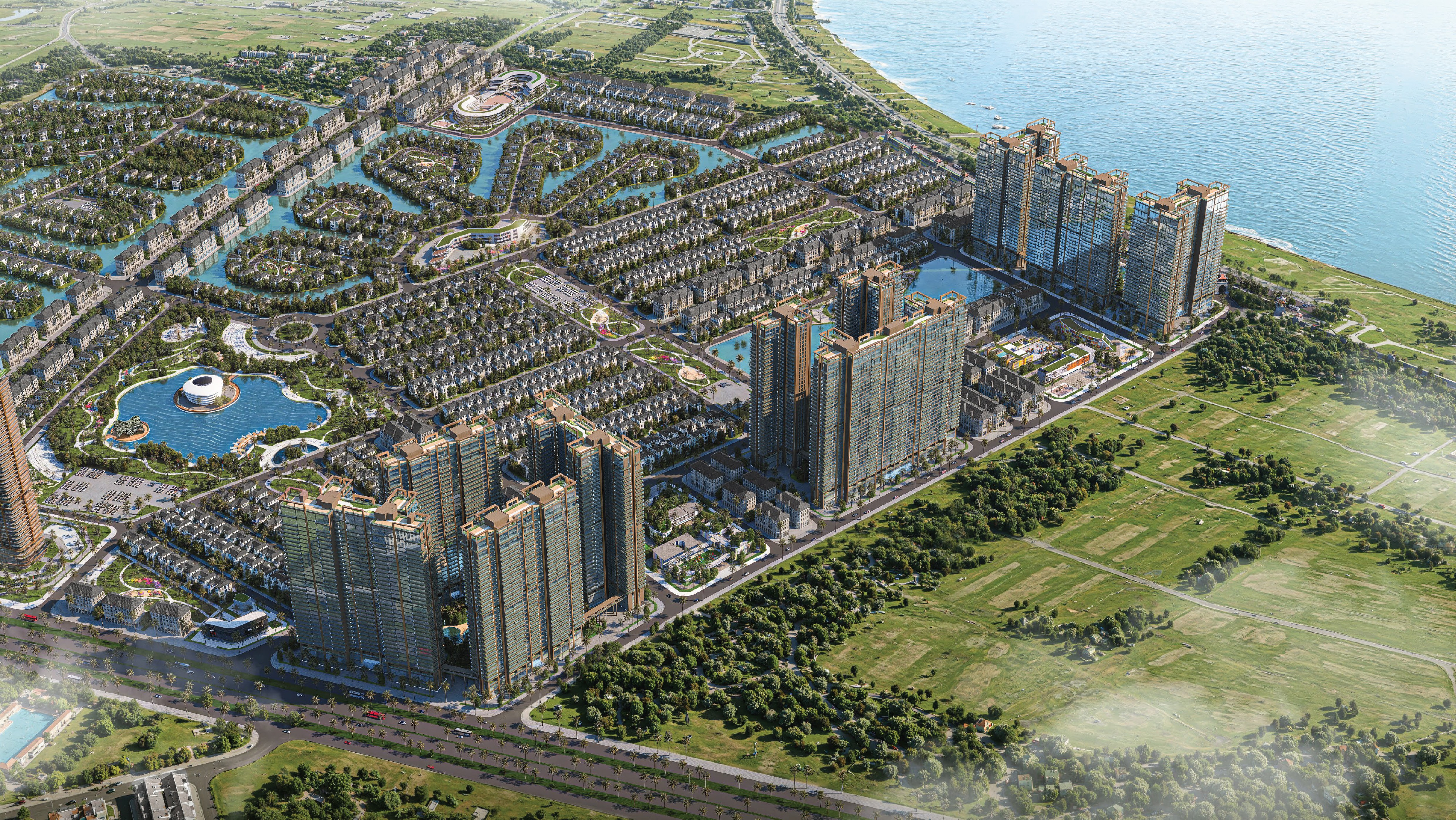 Với vị trí tiếp giáp trực diện sông Hồng và kế cận bến du thuyền 5 sao, Alluvia Sunshine Grand City sở hữu giá trị đặc trưng của bất động sản năng lượng, mở ra mô hình sống, nghỉ dưỡng, chăm sóc sức khỏe độc đáo giữa lòng đô thị.