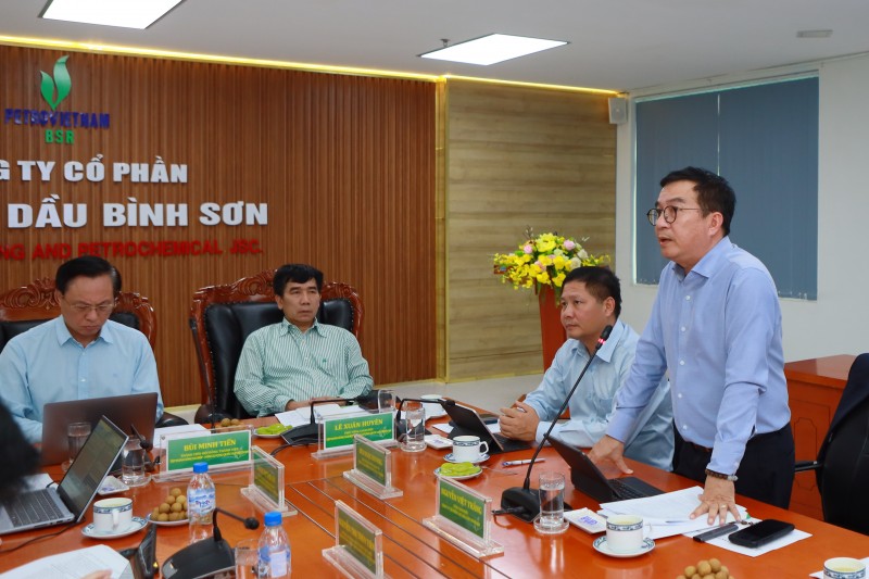 Đoàn giám sát Petrovietnam làm việc tại BSR