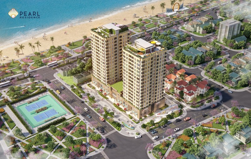 Pearl Residence tọa lạc tại trung tâm Cửa Lò, chỉ cách bãi biển Cửa Lò vài phút đi bộ.