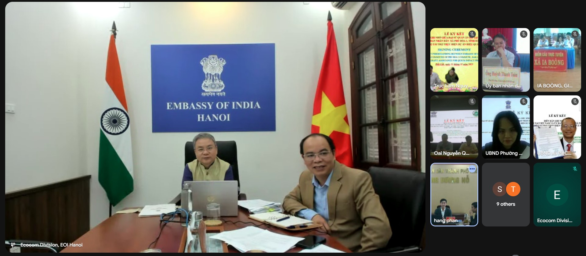 Ấn Độ triển khai 10 dự án cơ sở hạ tầng tại 10 tỉnh thành Việt Nam