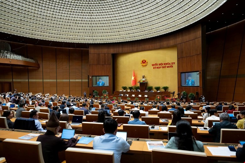 Quang cảnh phiên họp. (Ảnh: Quochoi.vn)