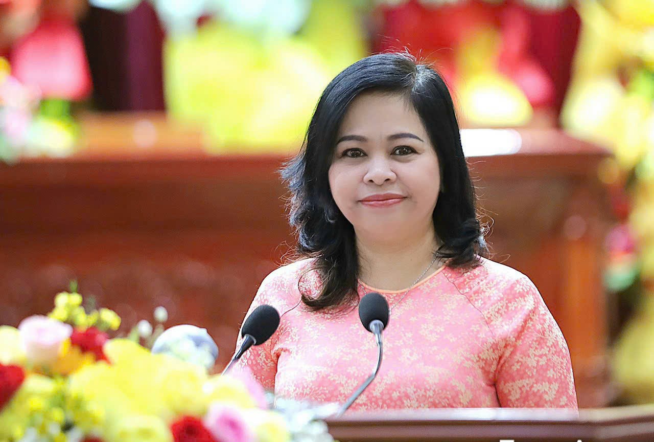 Bà Lê Thị Thanh Giang - Chủ tịch Liên hiệp các tổ chức hữu nghị TP Cần Thơ. (Ảnh: HV)