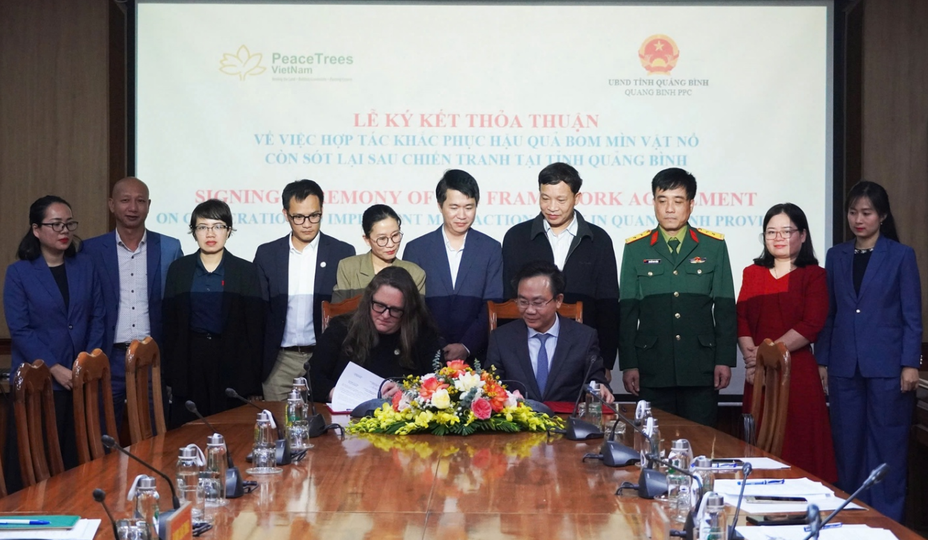 PeaceTrees Vietnam:  Góp phần hàn gắn vết thương chiến tranh, vun đắp tương lai phát triển
